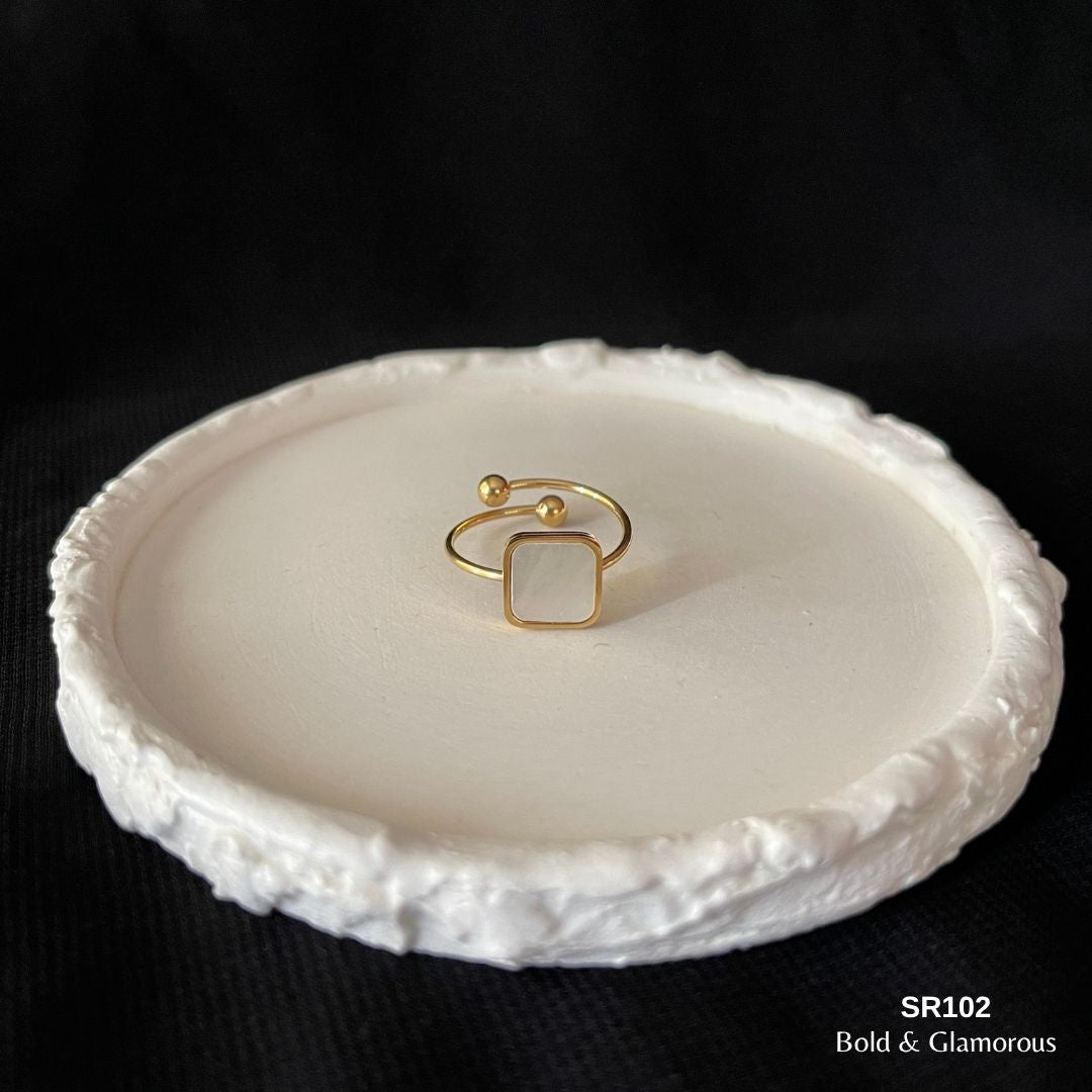 Statement Ring | SR102 | White