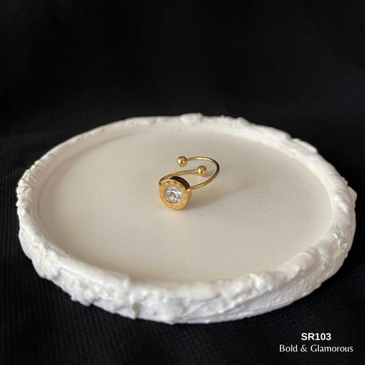Statement Ring | SR103 | White