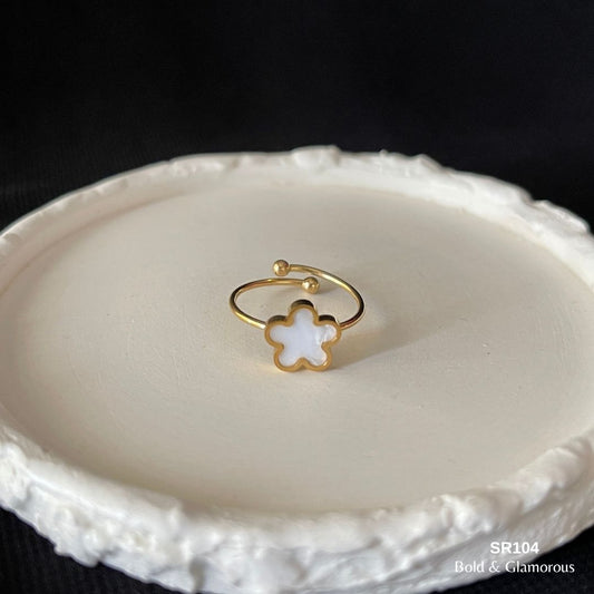 Statement Ring | SR104 | White