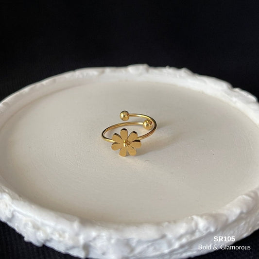 Statement Ring | SR105 | Gold