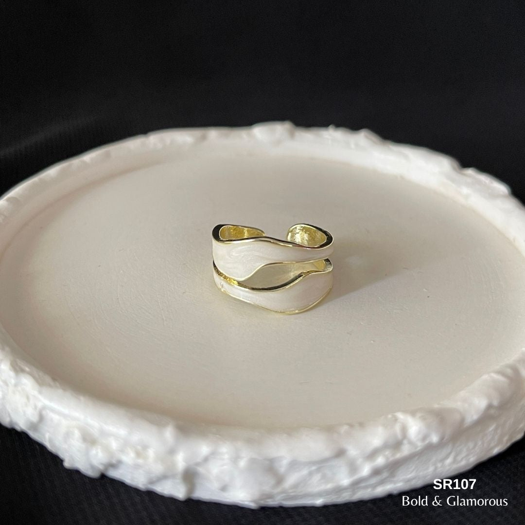 Oil Drip Ring | SR107 | Gold