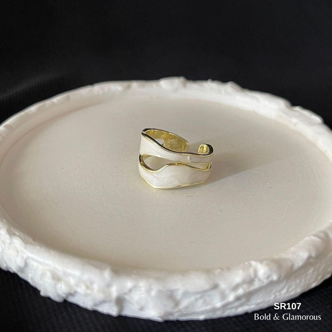 Oil Drip Ring | SR107 | Gold
