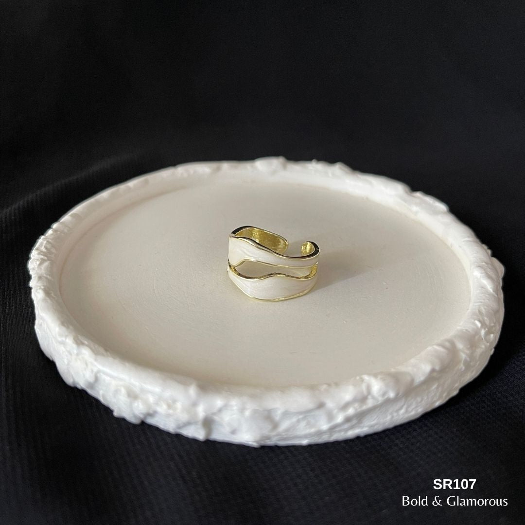 Oil Drip Ring | SR107 | Gold