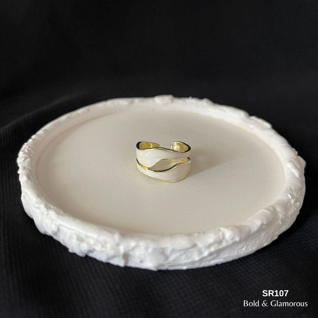 Oil Drip Ring | SR107 | Gold