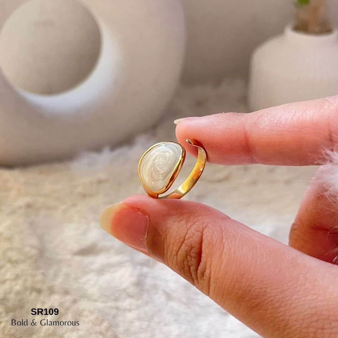 Oil Drip Ring | SR109 | White