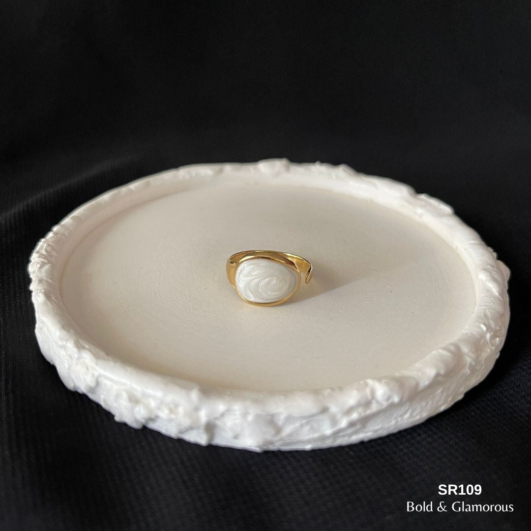 Oil Drip Ring | SR109 | White