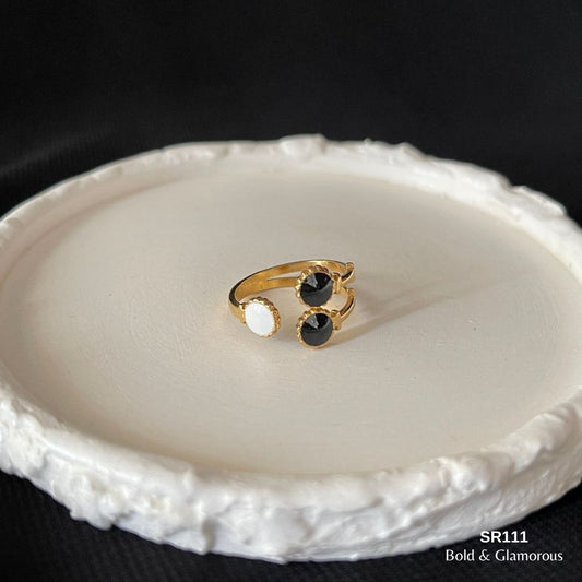Oil Drip Ring | SR111 | White Black