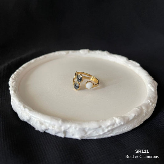 Oil Drip Ring | SR111 | White Black