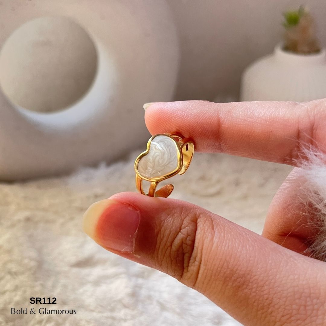 Oil Drip Ring | SR112 | White Heart