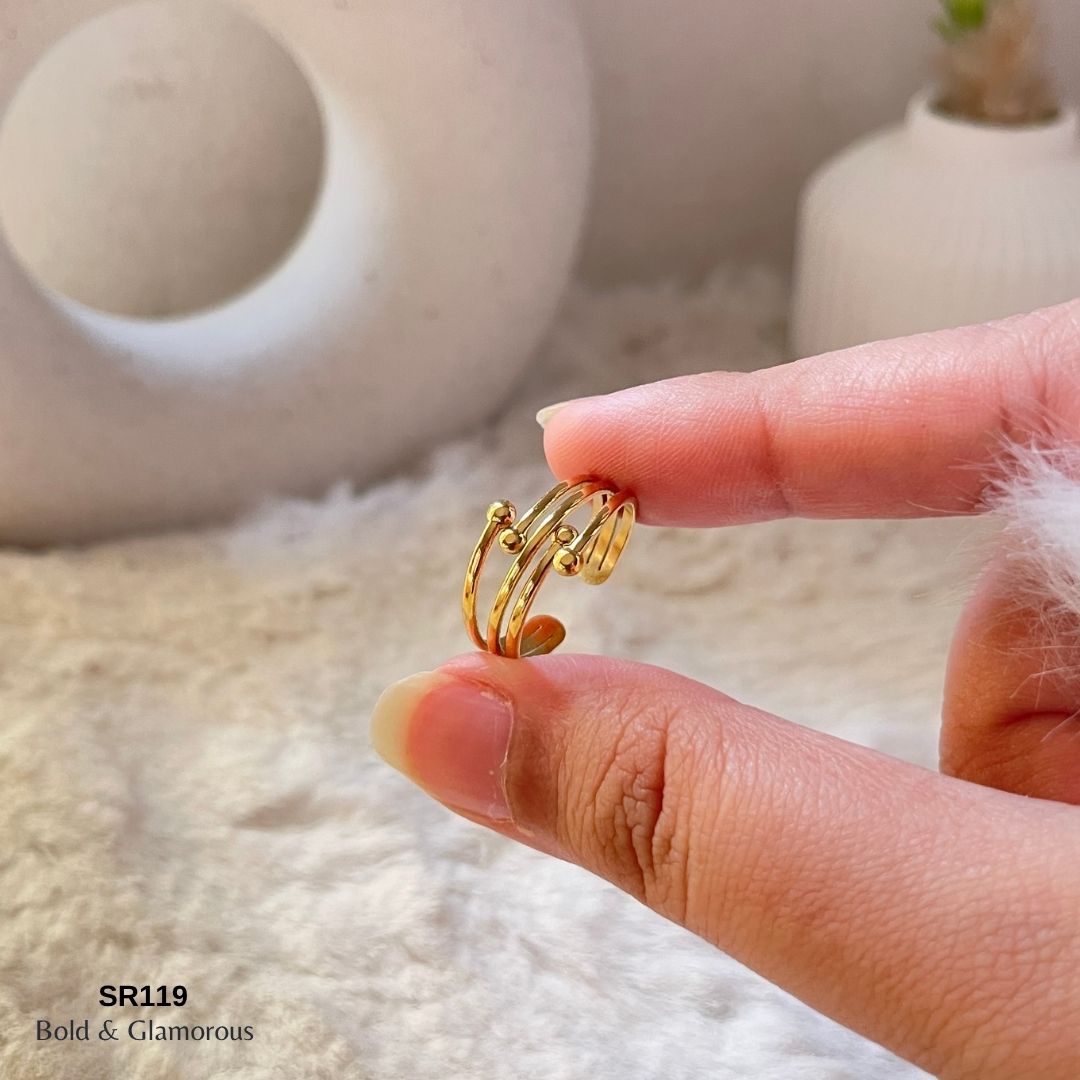Minimalistic Ring | SR119 | Gold