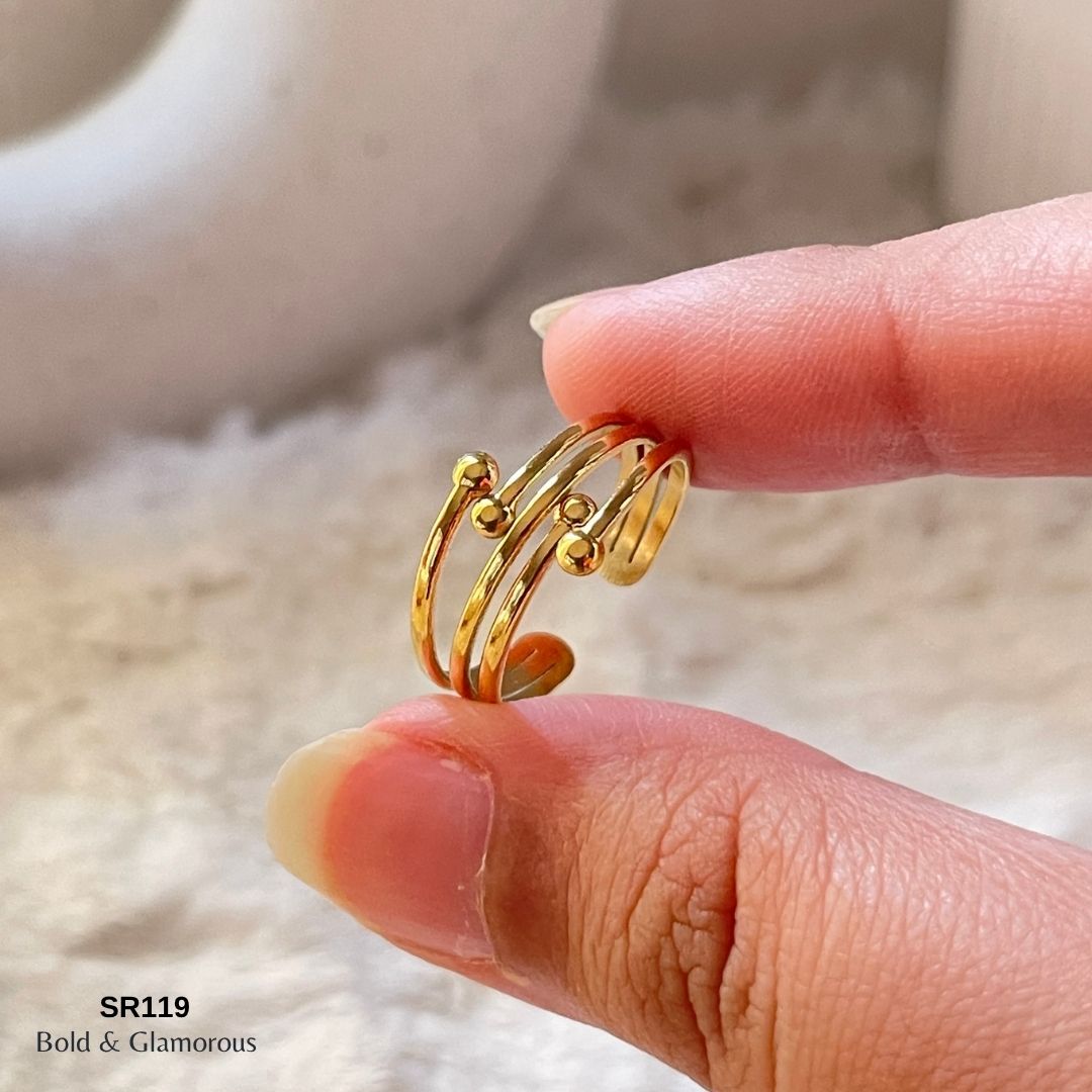 Minimalistic Ring | SR119 | Gold