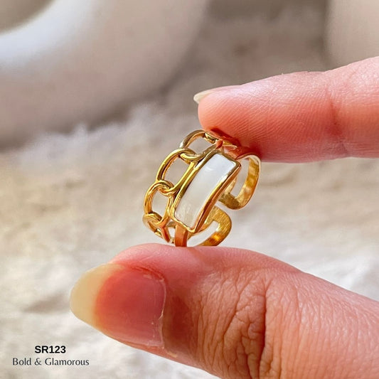 Minimalistic Ring | SR123 | White