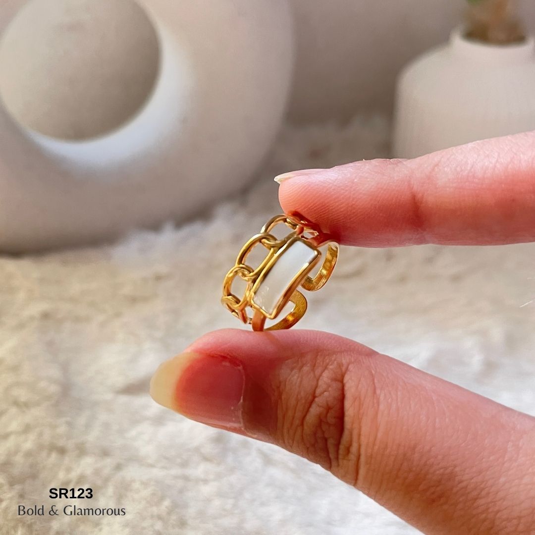 Minimalistic Ring | SR123 | White