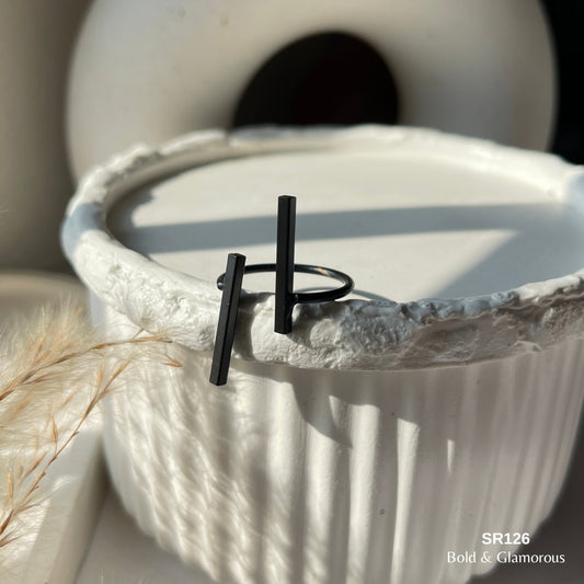 Minimal Ring | SR126 | Black
