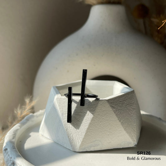 Minimal Ring | SR126 | Black