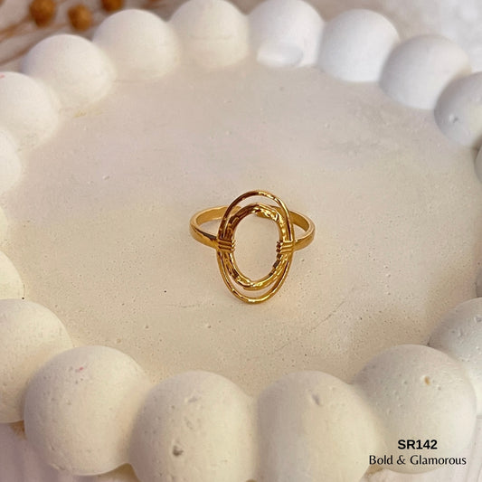 Statement Ring | SR142 | Gold