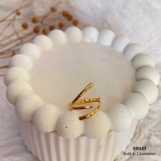 Statement Ring | SR143 | Gold