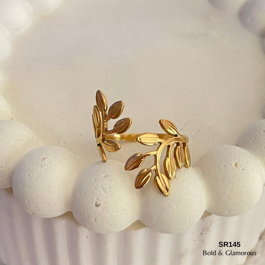 Statement Ring | SR145 | Gold