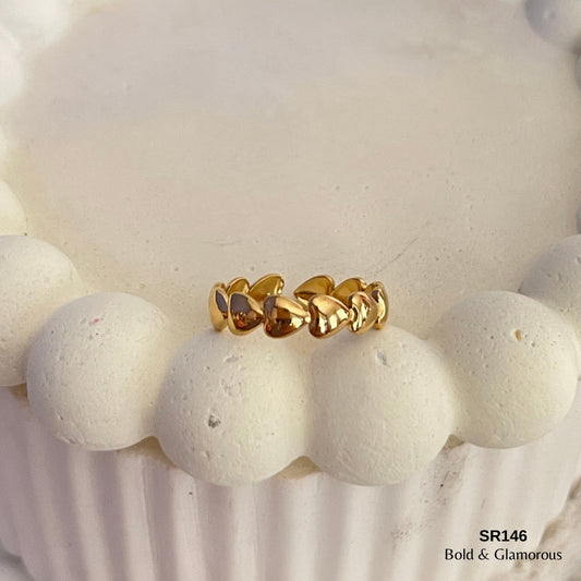 Statement Ring | SR146 | Gold