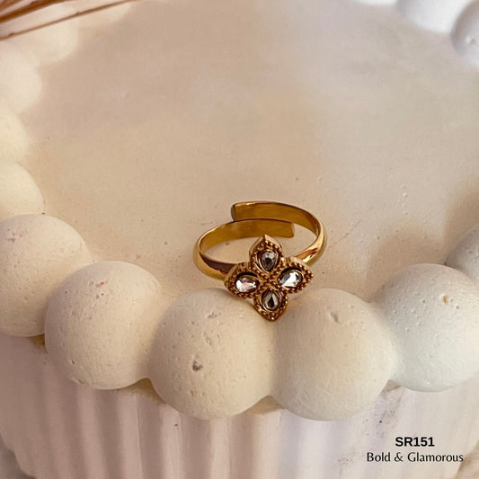 Statement Ring | SR151 | Gold