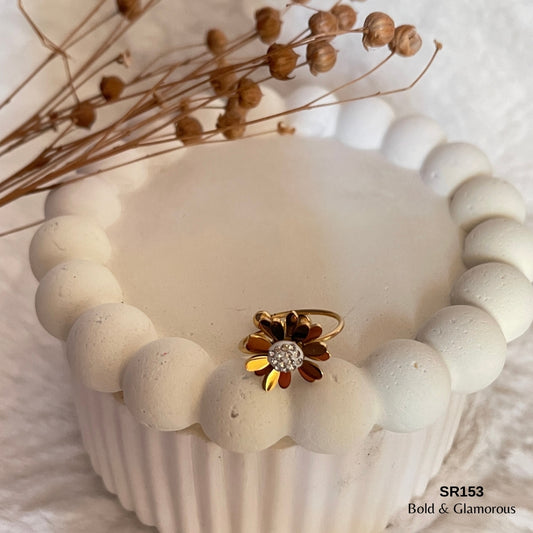 Statement Ring | SR153 | Gold