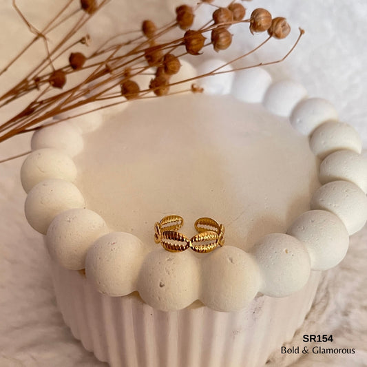 Statement Ring | SR154 | Gold