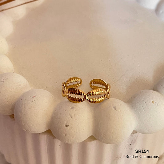 Statement Ring | SR154 | Gold