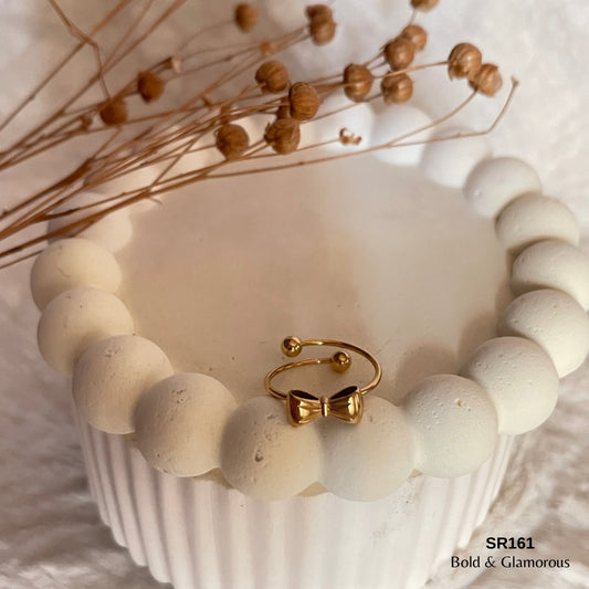 Statement Ring | SR161 | Gold