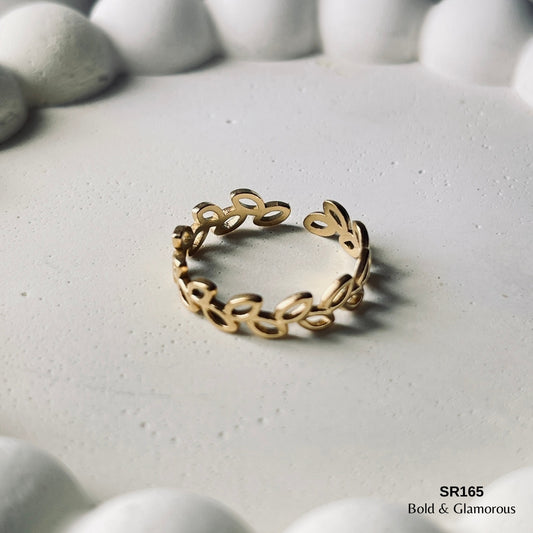 Statement Ring | SR165 | Gold