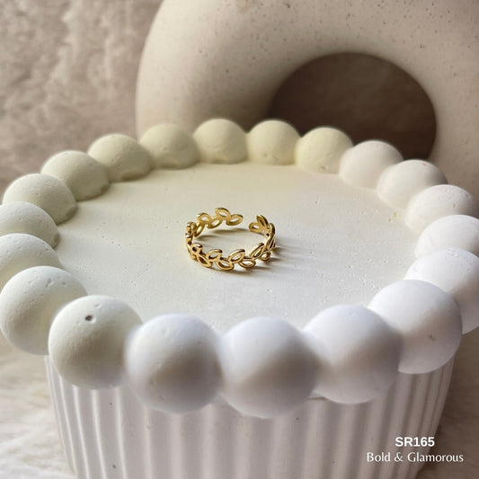 Statement Ring | SR165 | Gold