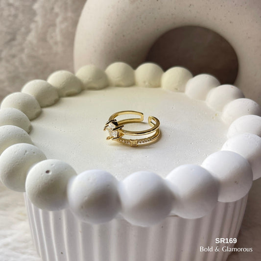 Stone Ring | SR169 | Gold