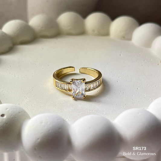 Stone Ring | SR173 | Gold