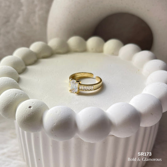 Stone Ring | SR173 | Gold
