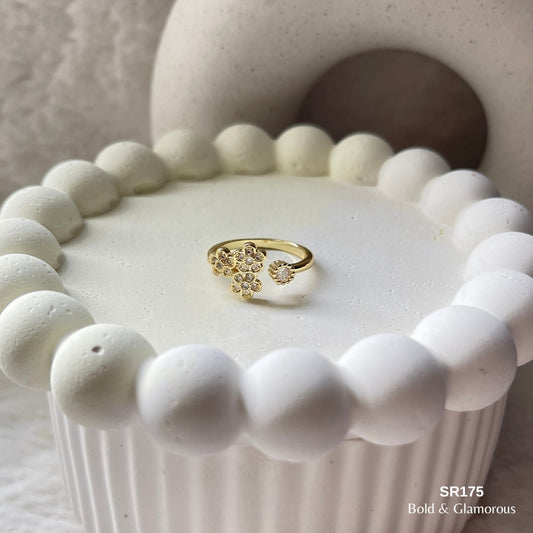 Stone Ring | SR175 | Gold