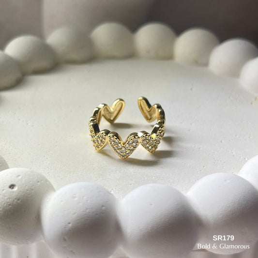 Stone Ring | SR179 | Gold