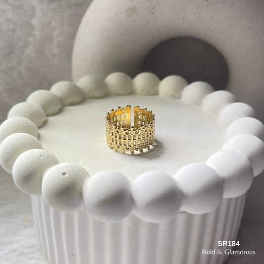 Statement Ring | SR184 | Gold