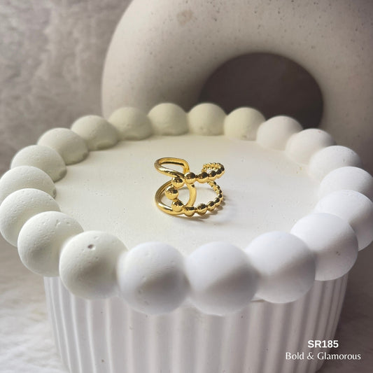 Statement Ring | SR185 | Gold