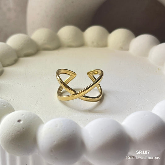 Statement Ring | SR187 | Gold