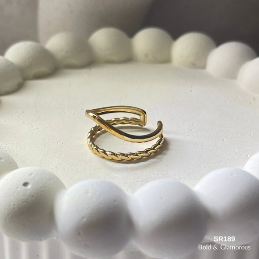 Statement Ring | SR189 | Gold