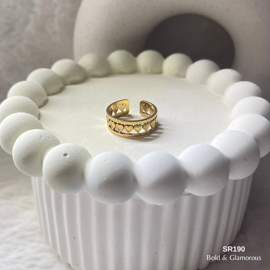 Statement Ring | SR190 | Gold