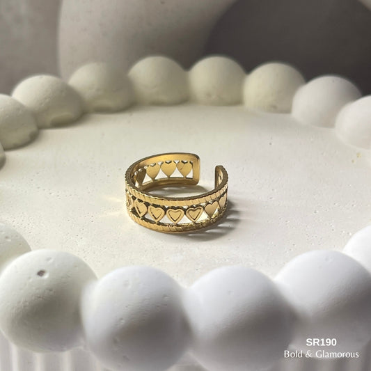 Statement Ring | SR190 | Gold