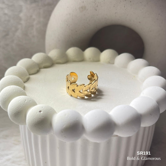 Statement Ring | SR191 | Gold