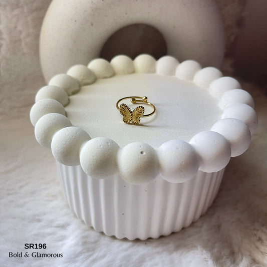 Statement Ring | SR196 | Golden Butterfly