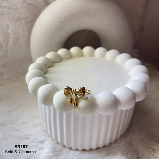 Statement Ring | SR197 | Golden Bow