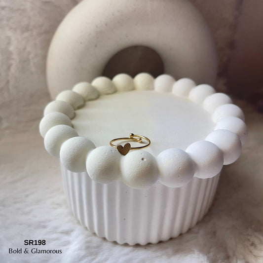 Statement Ring | SR198 | Golden Heart