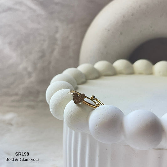 Statement Ring | SR198 | Golden Heart