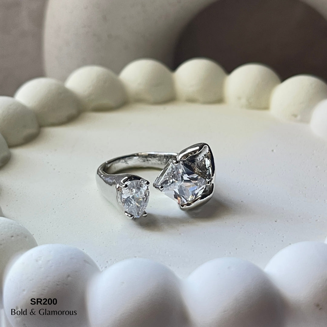 Stone Ring | SR200 | Deby | Silver