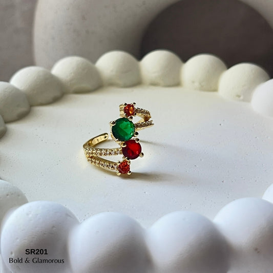 Stone Ring | SR201 | Dani | Gold