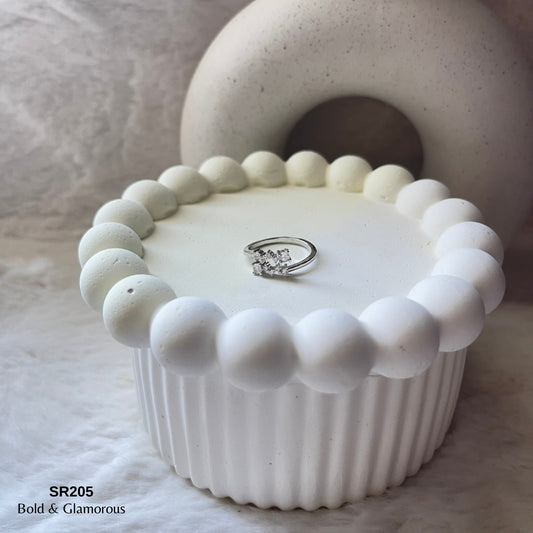 Stone Ring | SR205 | Aria | Silver