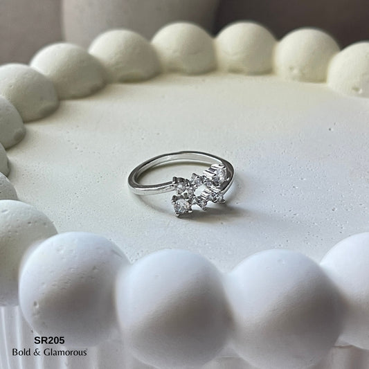 Stone Ring | SR205 | Aria | Silver